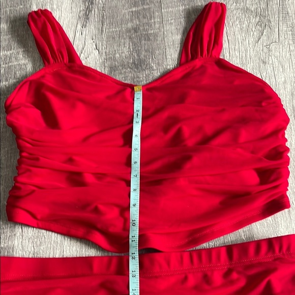 SHEIN Curve Red Two-Piece Set - Picture 9 of 10